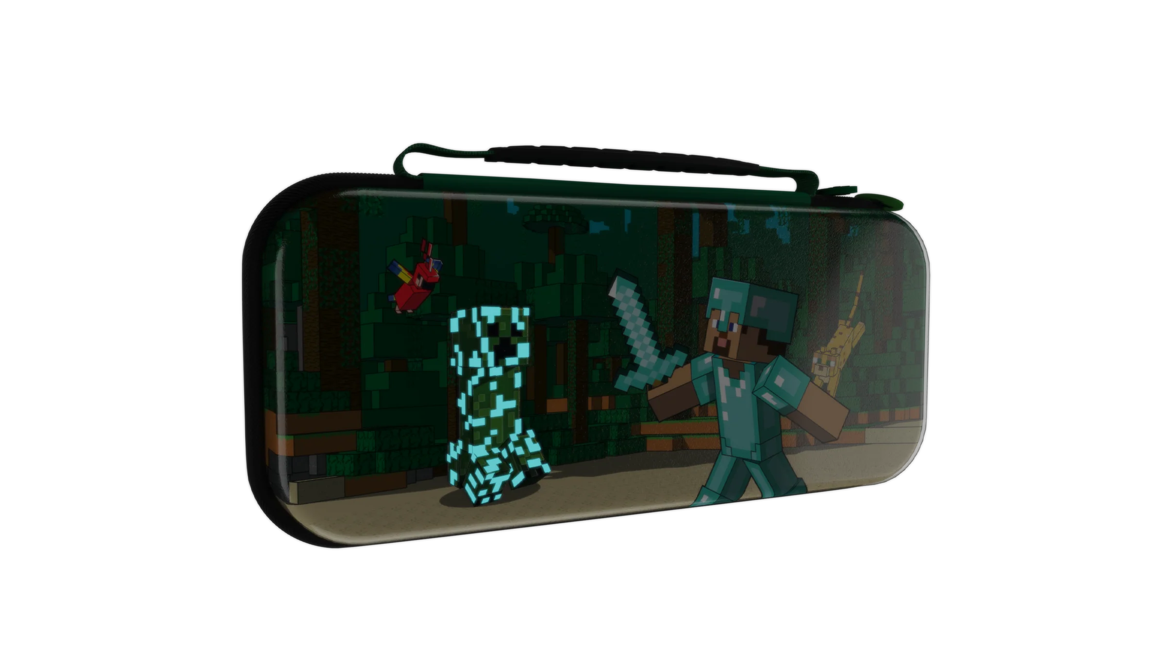 PDP REALMz™ Travel Case Plus: Minecraft Forest Battle - Nintendo Switch™ - Image 4