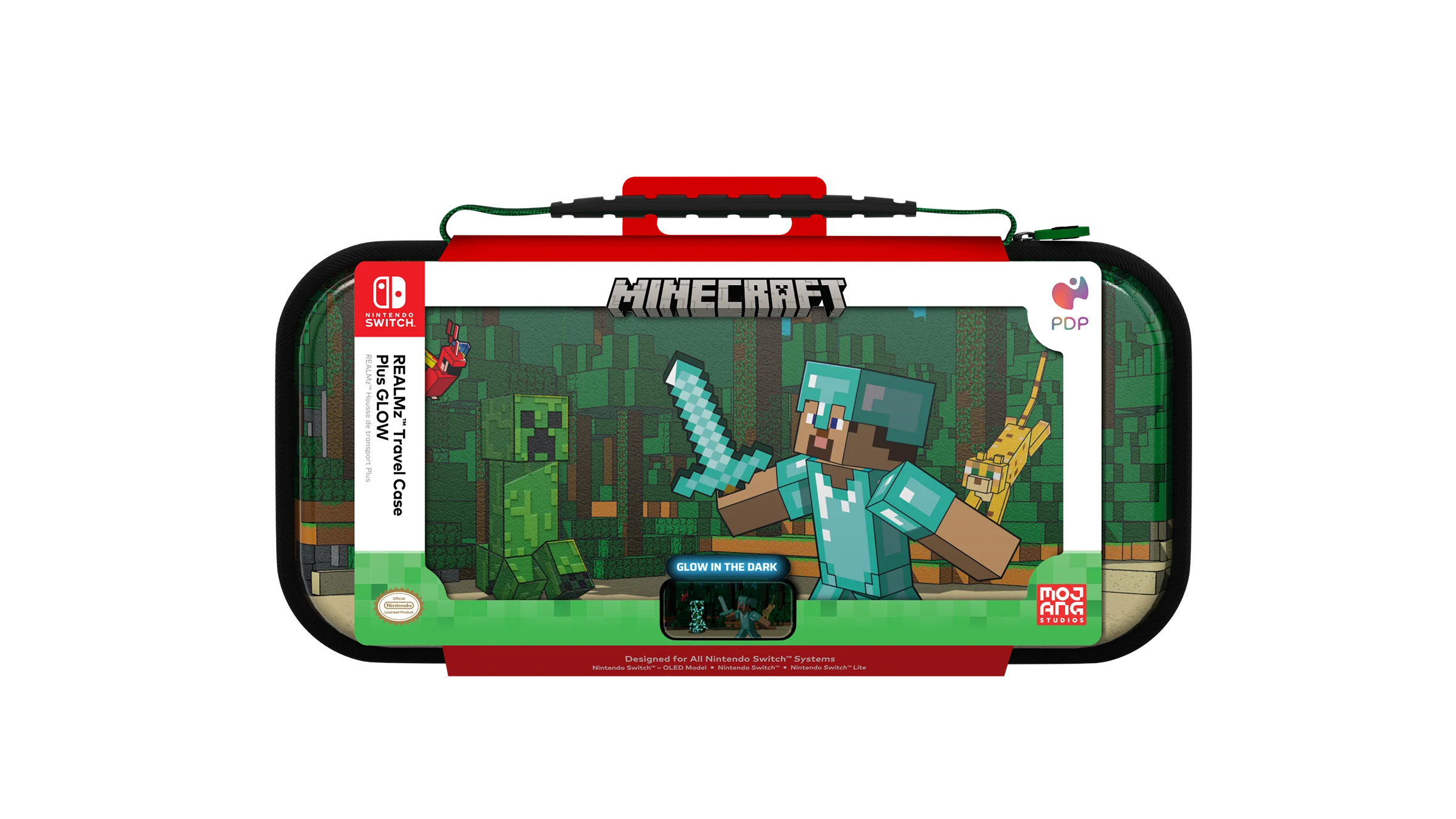PDP REALMz™ Travel Case Plus: Minecraft Forest Battle - Nintendo Switch™ - Image 5
